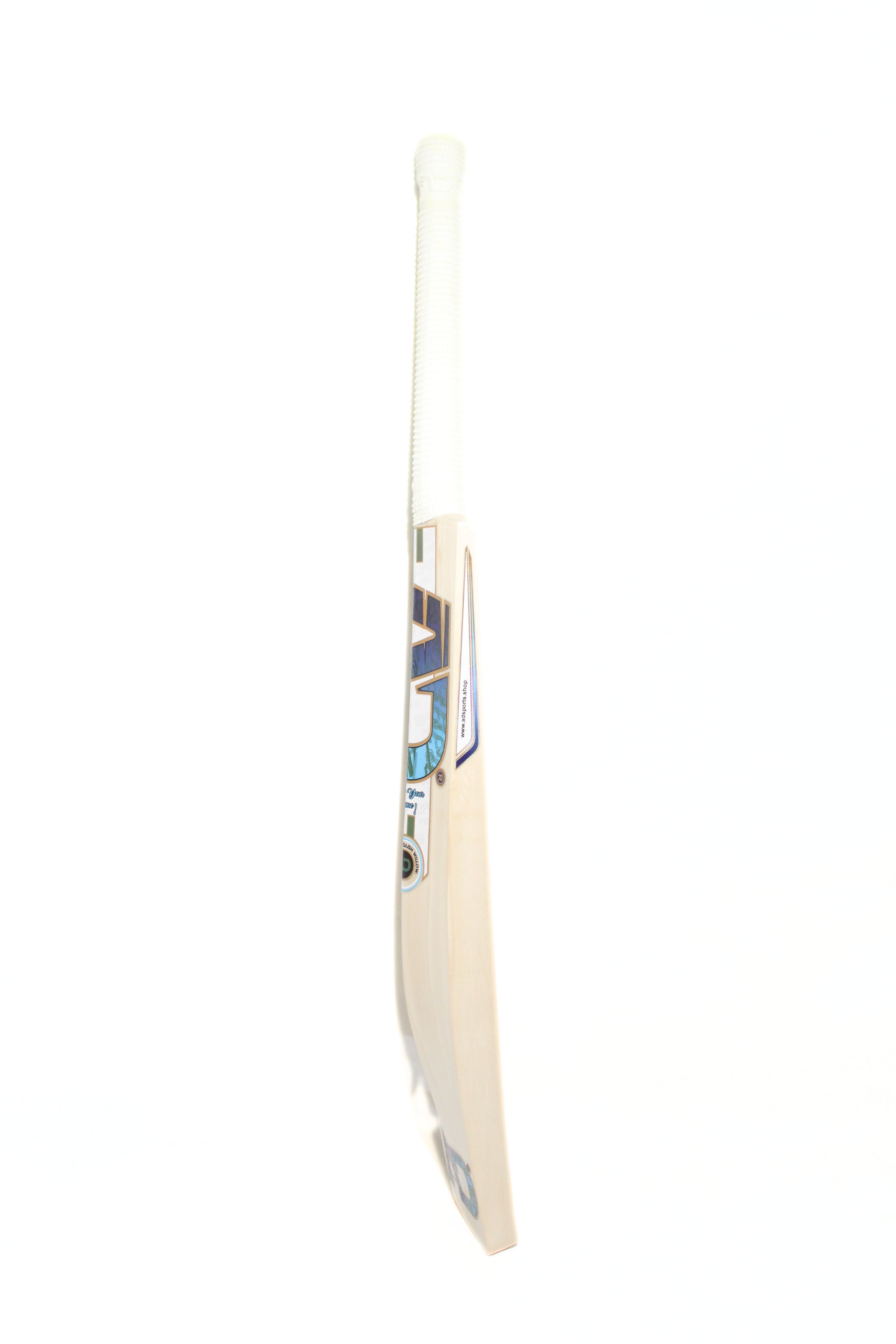 Blue White Super Pro English Willow Bat