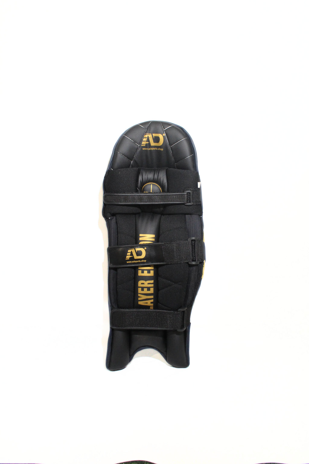 Navy Gold Batting Pads