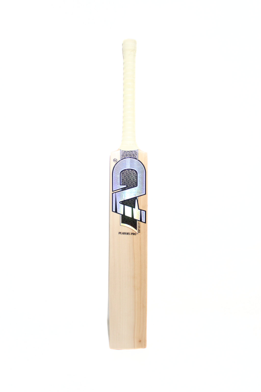 Black Silver Players Pro English Willow Bat