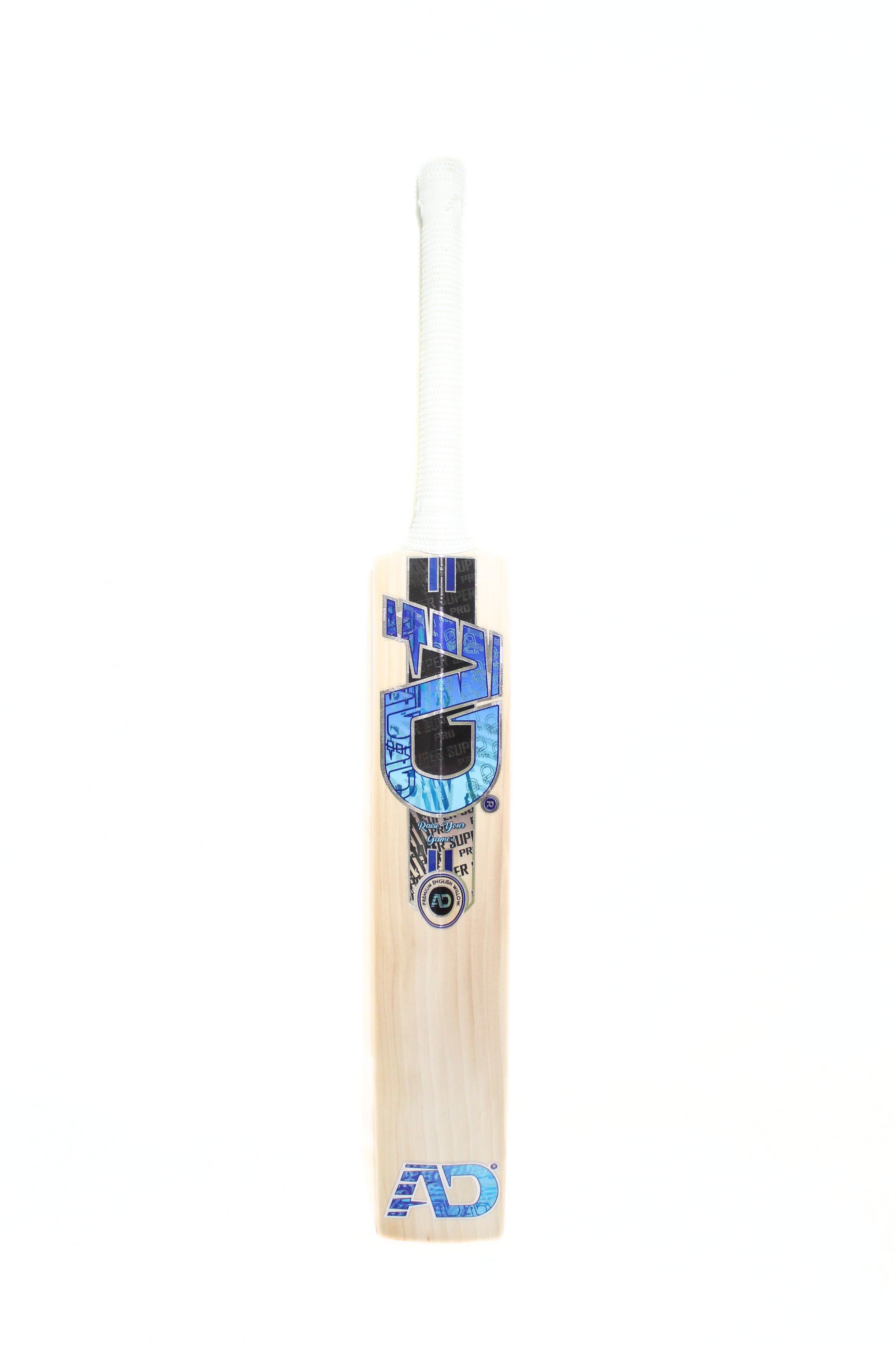 Blue Black Super Pro English Willow Bat