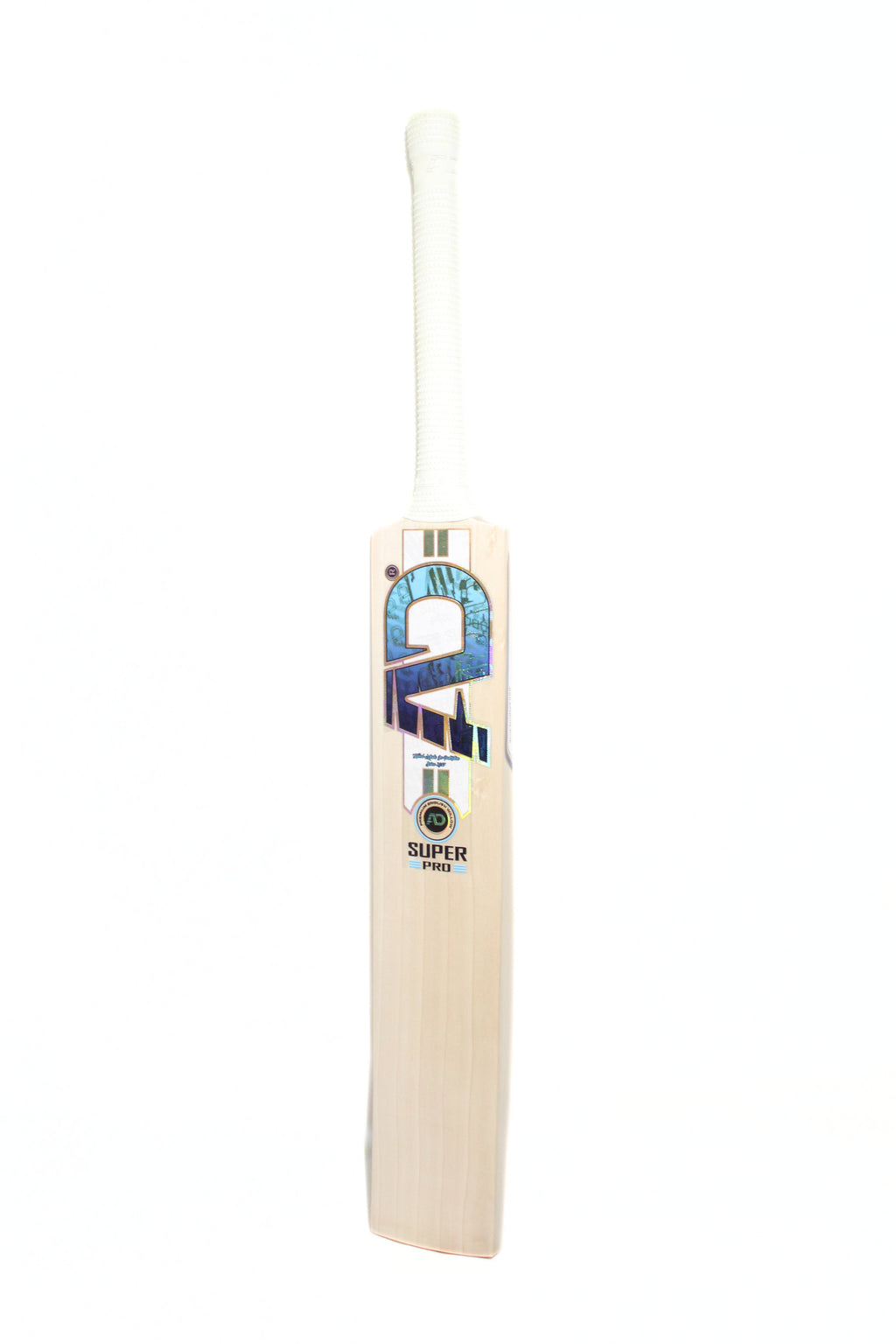 Blue White Super Pro English Willow Bat