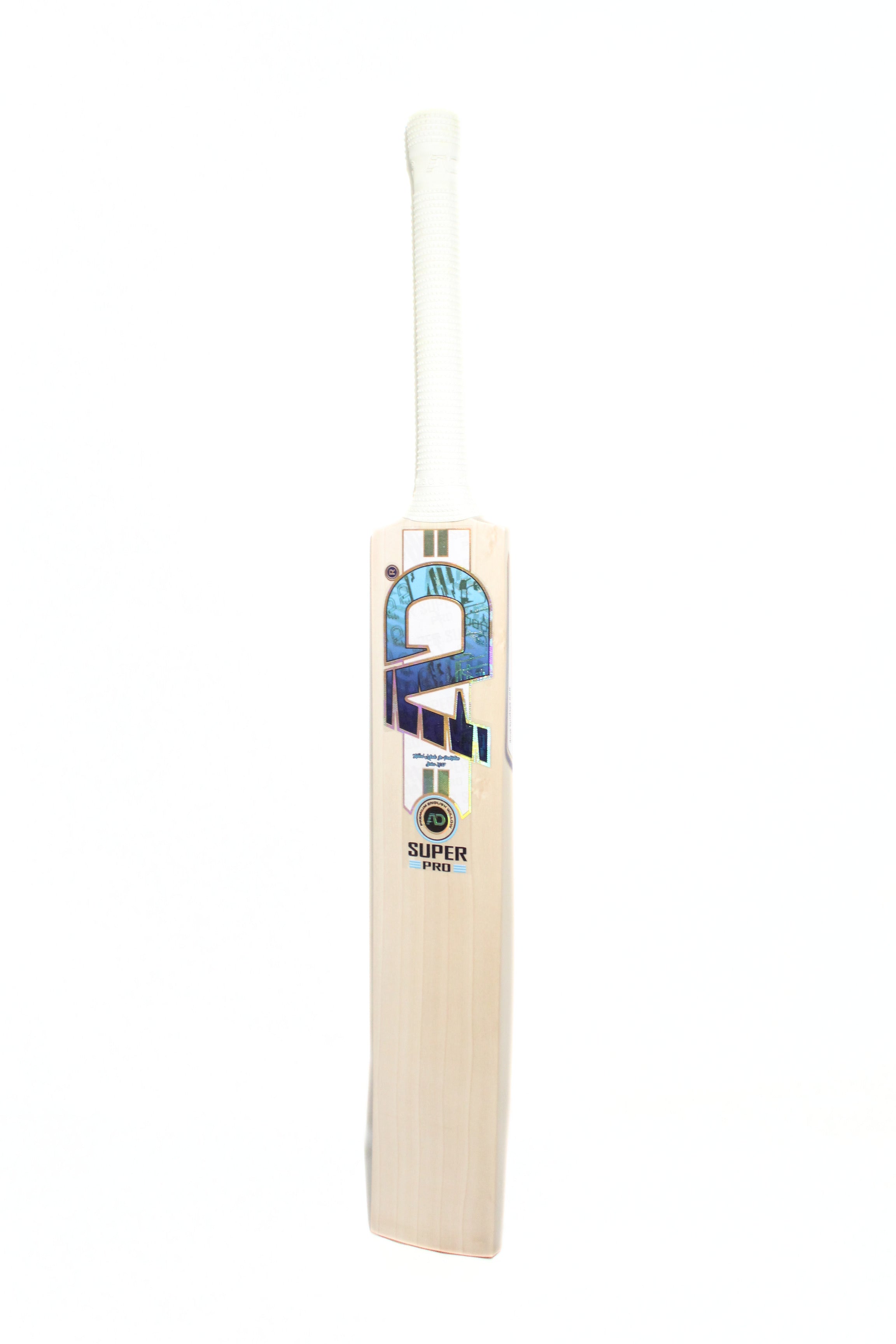 Blue White Super Pro English Willow Bat