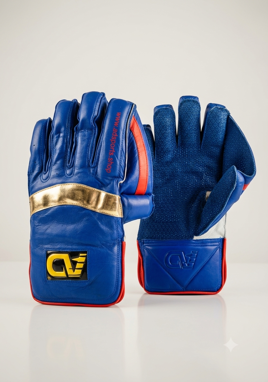 Classic Blue Wicketkeeping Gloves