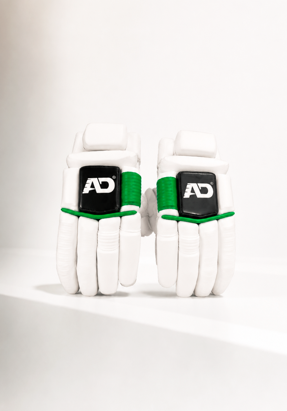Green Black Sausage Finger Batting Gloves