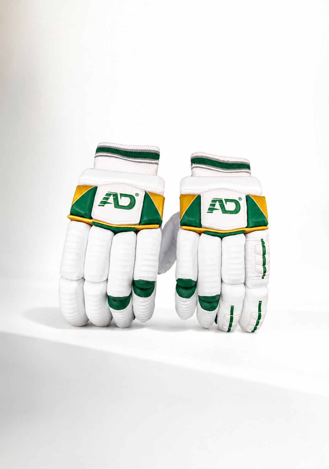Green Gold Batting Gloves
