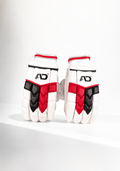 Red & Black Batting Gloves