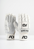 White Super Pro Batting Gloves