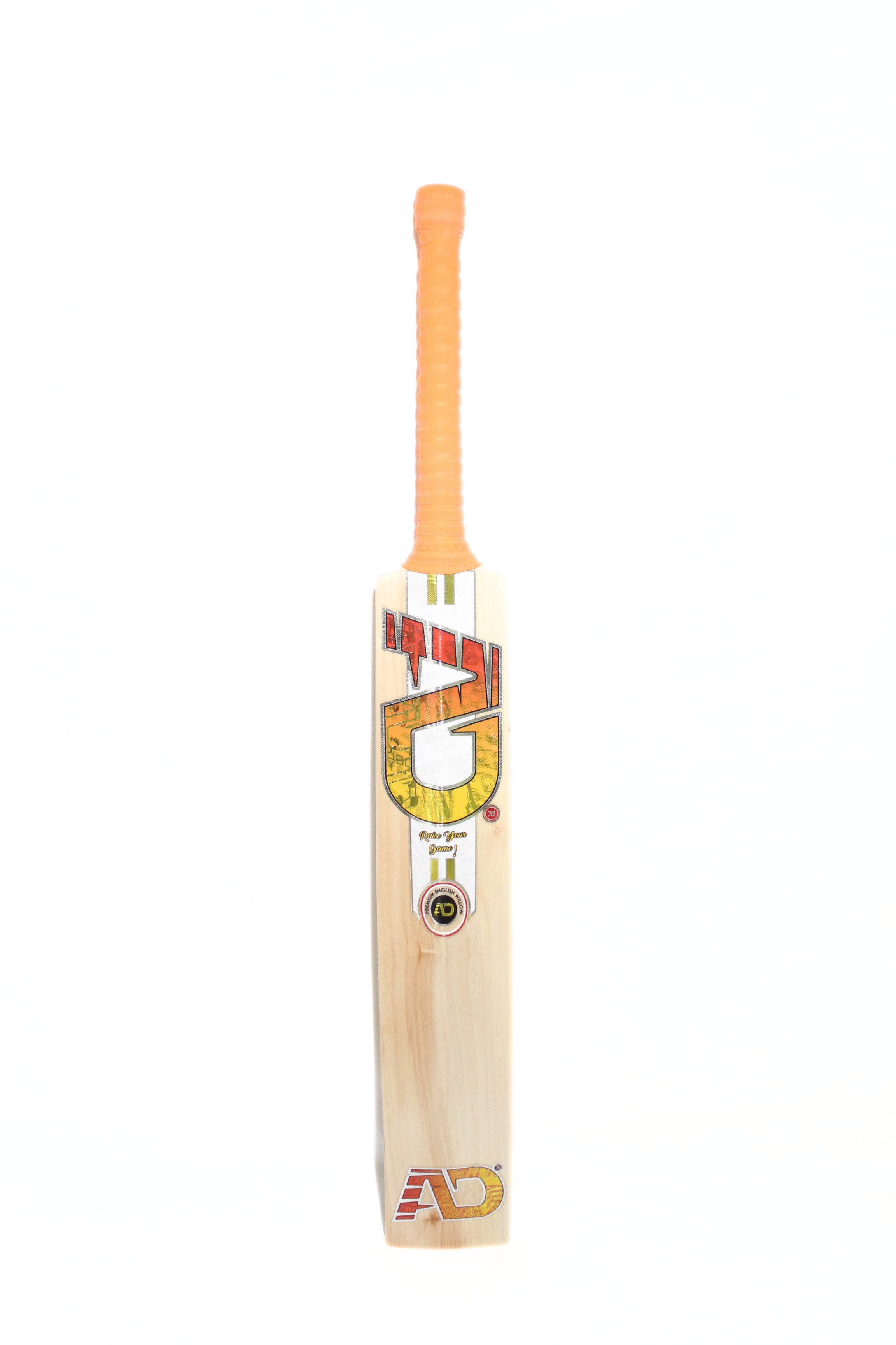 Yellow Orange Super Pro English Willow Bat