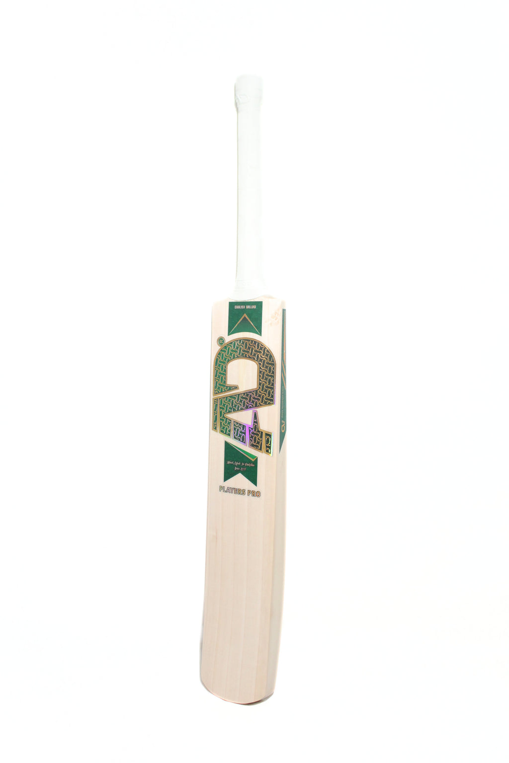 Green Gold Players Pro English Willow Round Bottom Bat