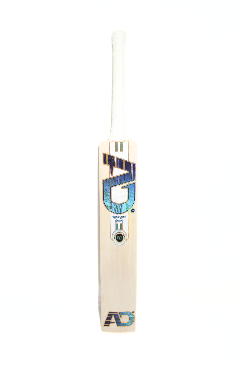 Blue White Super Pro English Willow Bat